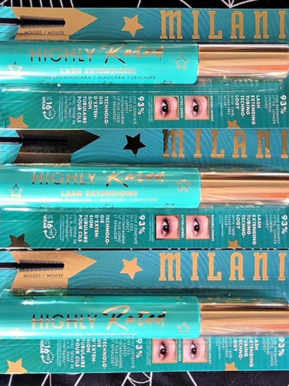 Milani Highly Rated Lash Extensions Tubing Mascara 3-Pack Black